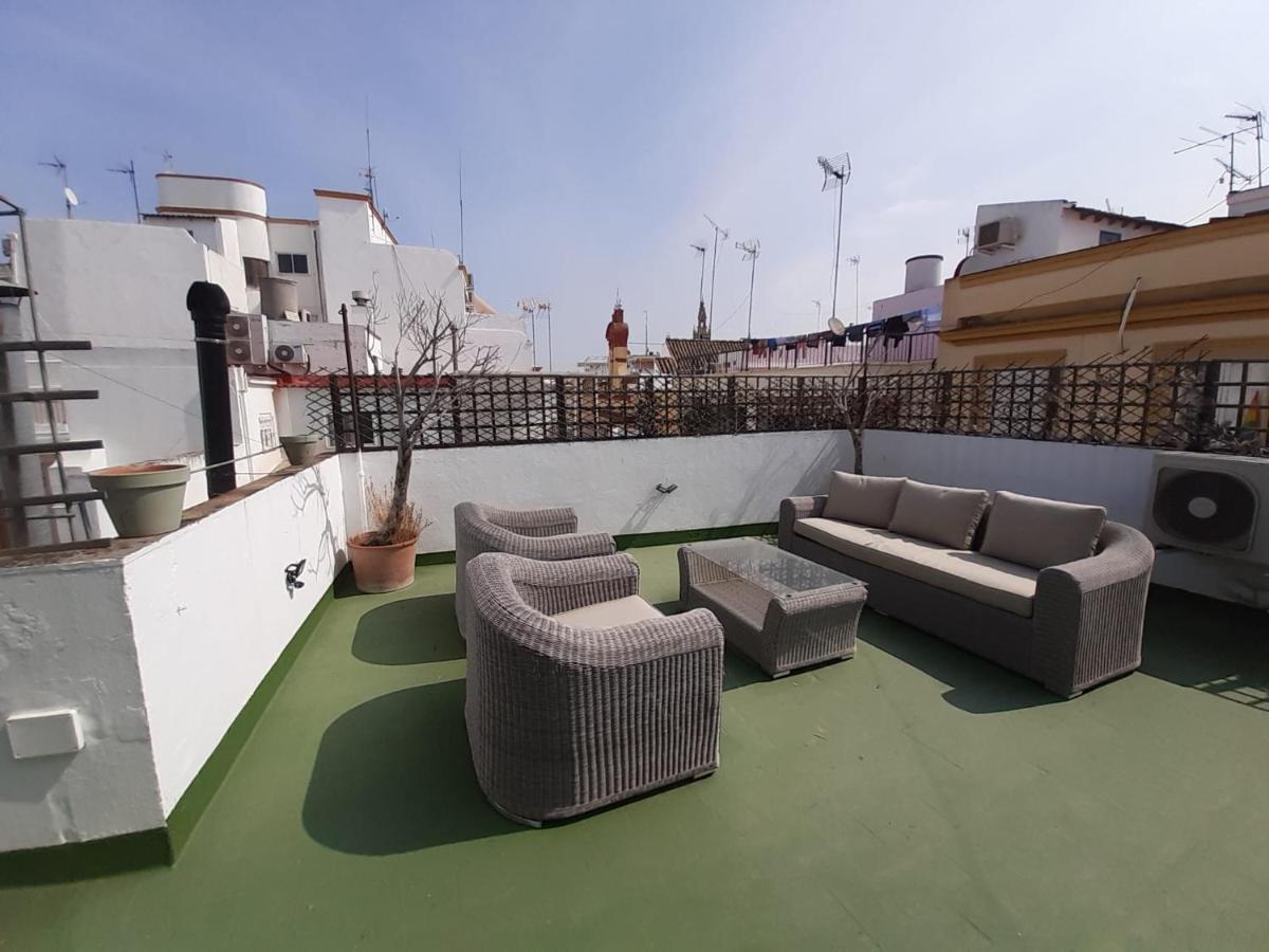 Ferienwohnung Champion Duplex Terrace And Garage Old Town 6 Pax Sevilla Exterior foto